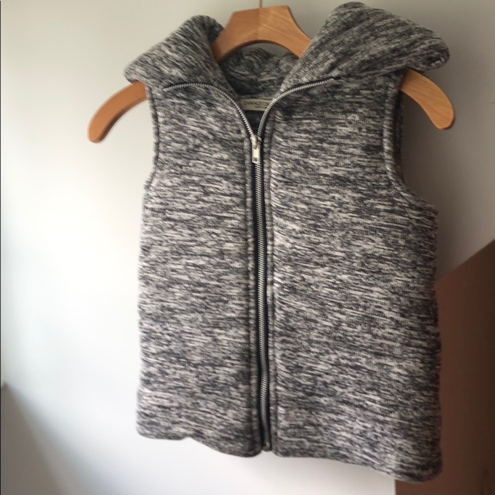 Girls soft knit puffy vest